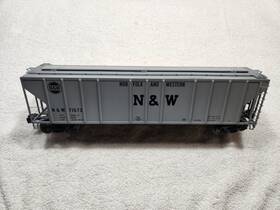 6-27135 Lionel Norfolk And Western Ps-2 Cd 4427 Covered Grain Hopper N&w Used Ex
