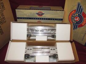 6-39151 Lionel New Canadian Pacific 2 Car Aluminum Passenger Set Add On O Gauge