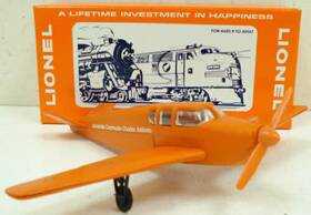 6-52138 Lionel O Gauge Beechcraft Plane Orange Ln/box