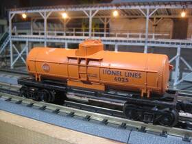6-6025 Lionel Lines Gulf O-27 Tank Car # 6025 Buy It Now Listing