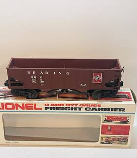 6-6105 Lionel Reading Operating Hopper O/o27 Gauge Original Box