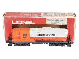 6-8254 Lionel O Gauge Illinois Central Gp-9 Dummy Diesel Locomotive/box