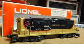 6-8666 Lionel Gp-9 Diesel Union Pacific Engine In Original Box O-gauge Al