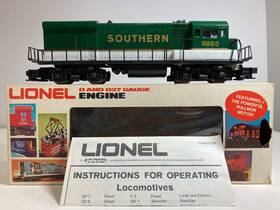 6-8955 Lionel Southern U36b Diesel Locomotive With Box- 0/027 Gauge Tested