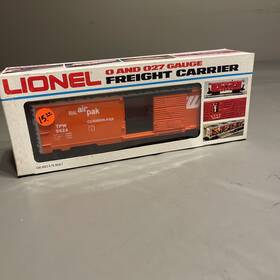 6-9424 Lionel O And O27 Dual Air Pack Toledo Peoria Western Boxcar Tpw Ln