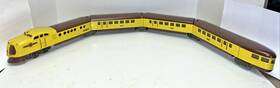 636w Lionel 636w/637/637/638 Prewar O-gau. Whistling Union Pacific Streamliner Train Set-restored