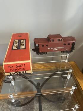 6417-1 Lionel Outstanding Rare Postwar 6417 Inch No New York Zone Prr Porthole Caboose
