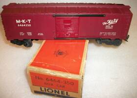 6464-350 Lionel Postwar M-k-t Unpainted Doors Box Car C-8 Ln Tired But Scarce Ob