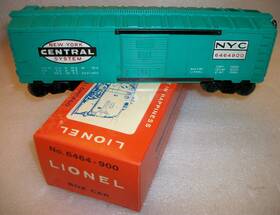 6464-900 Lionel Postwar New York Central Box Car Excellent Reproduction