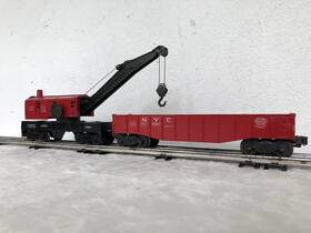 6462 Lionel #6560 #6462 Trains Postwar Bucyrus Erie Operating Crane Car And Nyc Gondola Exc