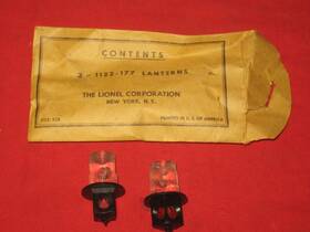 1122-177 Lionel 658081037219 Vintage Lanterns With Original Envelope