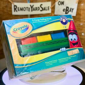 7-1152 Lionel G Gauge Crayola Gondola With Color Crate Load Green Ln Box