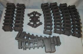 712116-t Lionel Battery O 65 Inch X 41 Track Pack Set With 4 Switches Gauge 2 Rail Plastic