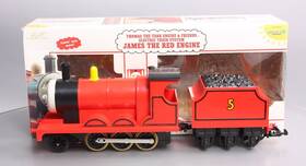 8-85121 Lionel James The Red Stream Locomotive And Tender Ex/box