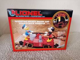 8-87207 Lionel Mickey And Donald Handcar O Gauge Ln