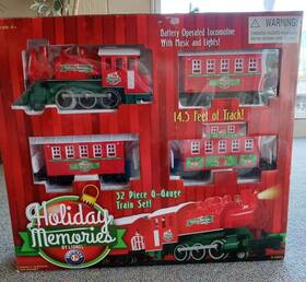 9-33024 Lionel Vtg Holiday Memories Christmas G-gauge Train Set 32 Pieces Music And Lights