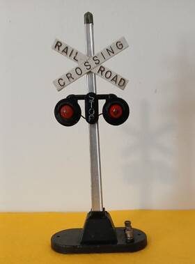 Bx001 Lionel Vintage #154 Automatic Road Crossing Stop Signal Sign