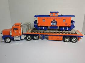 Tmt-18405 Lionel By Taylor Trucks Train Tmt 18405 Flatbed Toy Truck With Sound And Caboose