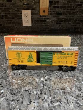 6-09774 Lionel Electric Train Tca 1975 Southern Bell Boxcar 027 Citrus Xpress Sun Discoloration