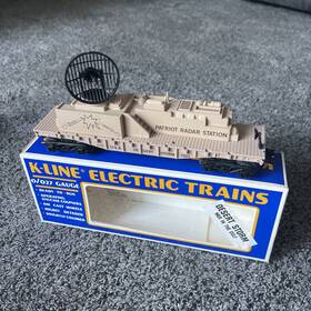 K-7301 Lionel K-line Trains O And 027 Gauge Desert Storm Radar Car Ob Ln