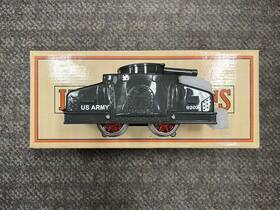 11-6068-0 Lionel Mth O Tinplate U.s. Army No. 214 Battleship Gray Armored Motor Car St