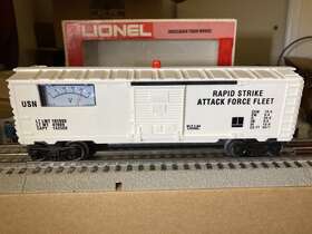 6-1176b Lionel/ Mtw 6-1176b/ Us Navy Operating Voltmeter Boxcar. Inch O Gauge Nib. Nice