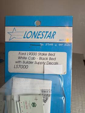 Ls7000 Loan Star Models #ls7000 Ford L9000 Stake Body Truck With Builders Supply Decals 1 87