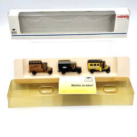 1898 M Rklin 001883018881 Marklin #1898 Ho Scale Set Of 3 Diecast Jahre Post German Postal Trucks Box 1990