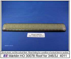 30078 M Rklin Ho Roof For 4011 346/3j Blue Coach Excellent