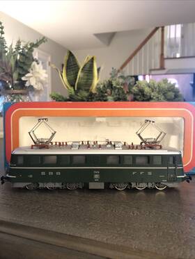 441-3050 M Rklin Ho #3050 Sbb Class Ae 6/6 Electric Locomotive Ex 1980s