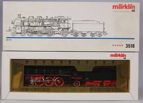 441-3518 M Rklin Marklin Ho #3518 Drg Class Br 18.4 Steam Locomotive And Tender Ln/bx 1988 To 1992