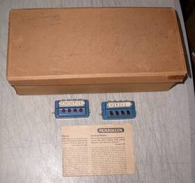 451-g M Rklin Marklin Ho Box Original Controllers Instructions For Magnetic Gantry Crane 451 G
