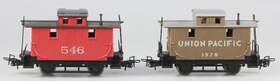 4576 M Rklin #4578 #4576 Ho Usa And Union Pacific Us 2 Axle Cabooses Ex - 1970s