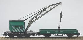 4503 M Rklin #4671 #4503 Ho Crane And Boom Tender Car Ex - Ln 1998 2001