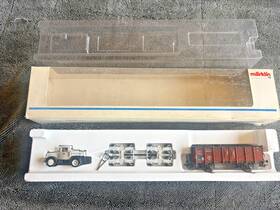 46822 M Rklin #46822 Ho Drg Gondola With Coal Load And Truck Trailer New In Box