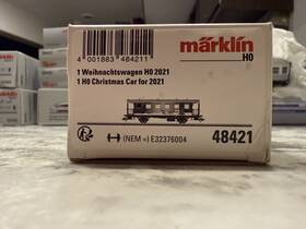 48421 M Rklin Marklin Christmas Car Annual Issue For 2021 Ho Scale