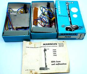 7040 M Rklin Vintage Marklin Ho Scale #7040 Home Semaphore Signal Lot Of 2 One Complete Box