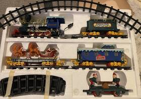 Magic Express 903825525456 21 Pcs Large Vintage Holiday Christmas Tree Train Set