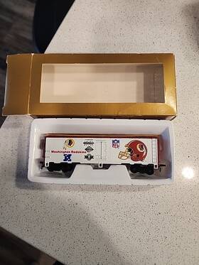 Mantua 091158002145 Washington Redskins Champion Train Car Nfl 3x Super Bowl Express Read
