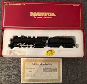 348-025 Mantua Ho #348-025 B&o Mikado Heavy Steam Loco Locomotive With Tandy Tender And Dcc