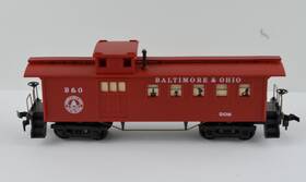 725-025 Mantua Baltimore And Ohio Old Time Caboose 208 Ho Scale #