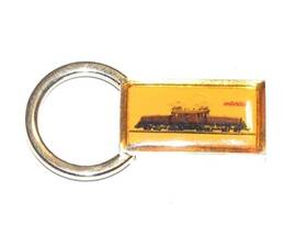 Marklin 093514073844 Rare Train Keychain Locomotive Fob Gold Tone Key Ring