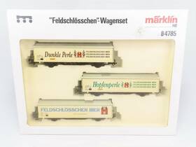 84785 Marklin Ho Scale Feldschlosschen 3-car Freight Set Ln/box