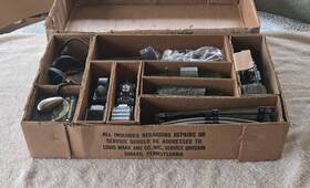 24965 Marx Walgreen Special Military Combat O Scale Electric Train Set With Box