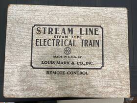 36256 Marx Vintage Train Set In Original Box Pls Read