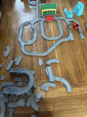 Cbl76 Mattel Thomas And Friends Structure Track Lot Playset Buildings Tracks