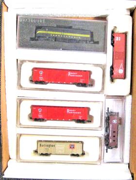 Nd-022 Mehano/walthers N Scale Freight Car Train Set