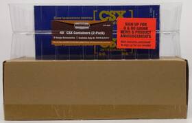 279-4662 Menards O Gauge Csx 40ft Containers 2-pack Ex/box