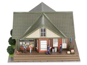 279-5041 Menards O Gauge Menardsville Illuminated Train Station Ex