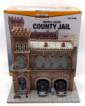 279-8490 Menards O Scale Cripple Creek County Jail Ln/box
